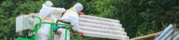 Asbestos abatement workers