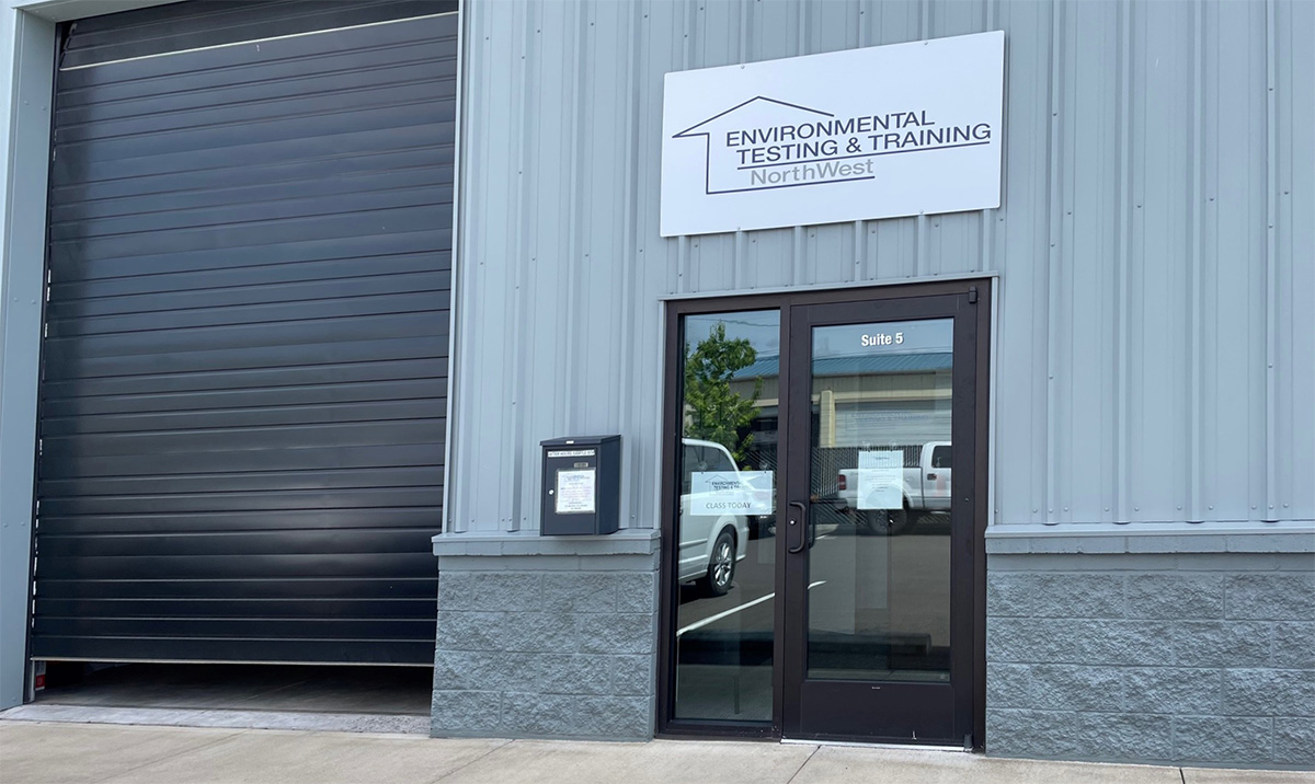 Entrance to Environmental Testing & Training Northwest office